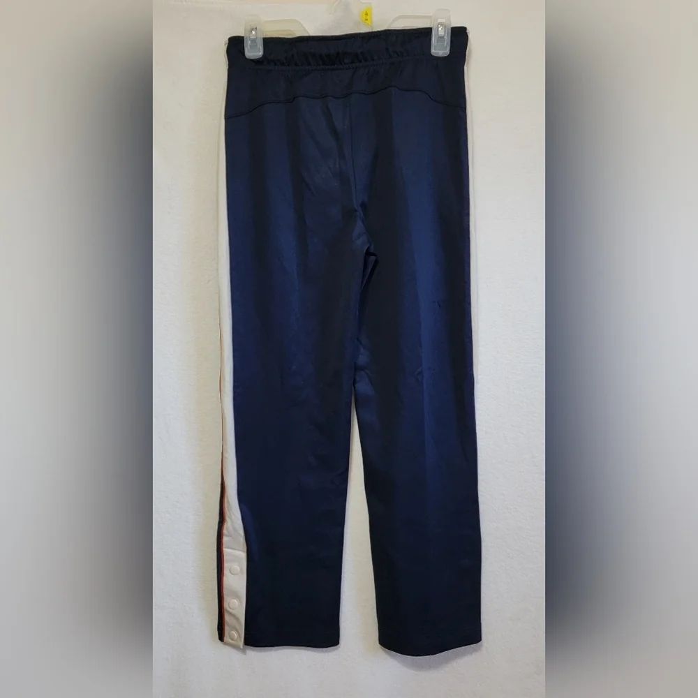 Old Navy Active Kids XL 14-16 Navy‎ Blue Snap Side Jogger Pants Striped NEW